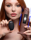 7X Remote Control Vibrating and Thumping Dildo - Dark by Thump It
