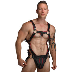 Heathen's Male Body Harness - L/XL by Master Series