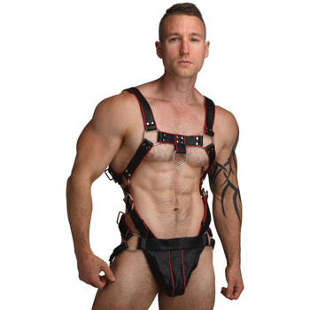 Heathen's Male Body Harness - L/XL by Master Series