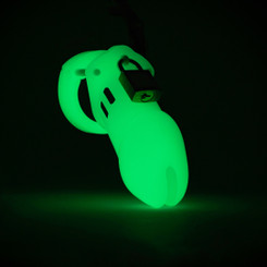 Glow-In-The-Dark Male Chastity Device by CB6000