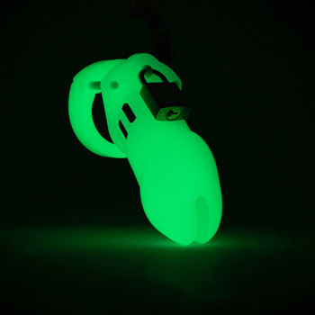 Glow-In-The-Dark Male Chastity Device by CB6000