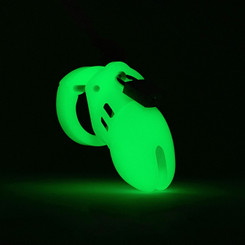 Glow-In-The-Dark Male Chastity Device - Small by CB6000