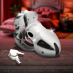 Penis Cuff Snap-on Chastity Cage by Master Series