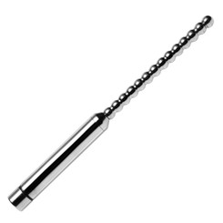 Stainless Steel Vibrating Urethral Beaded Sound by Master Series