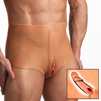 Vagina Panties Silicone Vagina + Anal Panties - Large by Master Series