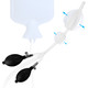 CleanStream Silicone Double Bulb Nozzle