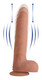 Vibrating & Thrusting Remote Control Silicone Dildo - 9 Inch by Big Shot
