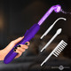Elektrawand Rechargeable Violet Wand with Attachments - Purple by Master Series