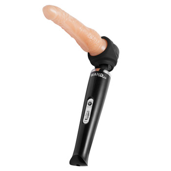 Strap Cap Vibrating Wand Harness Kit with Dildo by Wand Essentials