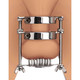 Stainless Steel Spiked CBT Testicle Stretcher and Crusher by Master Series