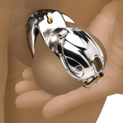 Entrapment Deluxe Locking Chastity Cage by Master Series