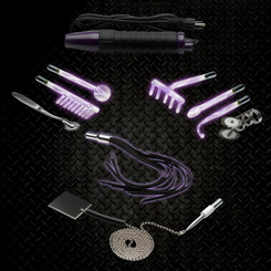 Ultra Neo Violet Wand 10 Piece Set by Zeus Electrosex