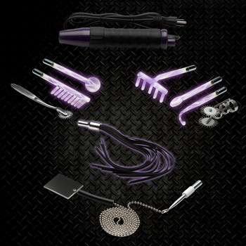 Ultra Neo Violet Wand 10 Piece Set by Zeus Electrosex