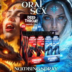 Creature Dildos Oral Numbing Spray Display