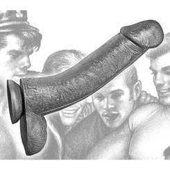 Tom of Finland Kake Penis 12 Inch Silicone Dildo