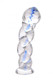 Soma Twisted Glass Dildo by Prisms Erotic Glass - Product SKU AC710