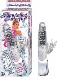 Stimulating Butterfly White Vibrator Adult Sex Toy