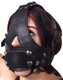 Strict Leather Bishop Head Harness with Removable Gag Adult Toy