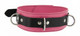 Strict Leather Deluxe Locking Collar - Pink and Black Sex Toy