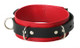Strict Leather Deluxe Red and Black Locking Collar Best Adult Toys