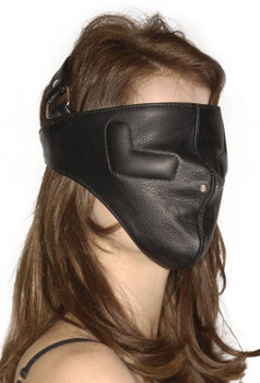 Strict Leather Full Face Bondage Mask - SM Adult Toy