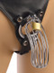 Strict Leather Male Chastity Device Harness Sex Toys For Men