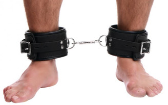 Strict Leather Padded Premium Locking Ankle Restraints