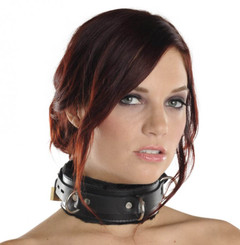 Strict Leather Premium Fur Lined Locking Collar- SM Adult Toy