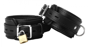 Strict Leather Premium Locking Wrist Cuffs Sex Toy