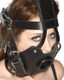 Strict Leather Premium Muzzle with Open Mouth Gag Adult Sex Toys