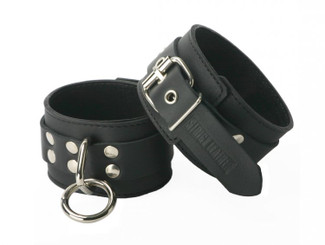 Strict Leather Suede Lined Ankle Cuffs