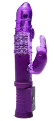 Super 8 Twisting Rabbit Vibrator with Internal Beads Adult Toy