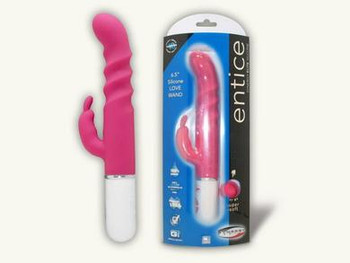 Synergy Entice Silicone Clit Stimulator Vibrator - Pink Adult Toys