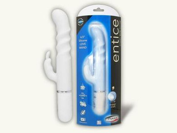 Synergy Entice Silicone Clit Stimulator Vibrator - White Best Sex Toy