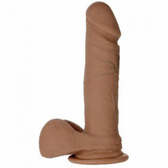 The Realistic Cock Ur3 Brown 6in Dildo Adult Toy