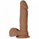 The Realistic Penis Ur3 Brown 6in Dildo by Doc Johnson