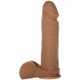 The Realistic Penis Ur3 Brown 8in Dildo by Doc Johnson