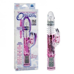 The Thrusting Orgasm Thrusting Rabbit Vibrator Pink Sex Toy For Sale