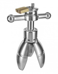 Trillium Metal Locking Butt Plug