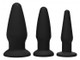 Trinity Silicone Butt Plug Kit Sex Toy