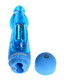 Evolved Novelties True Love Sweetcheeks 7in Massager Blue - Product SKU ENAC110223