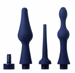 Universal 3 Piece Silicone Enema Kit Attachment Set by CleanStream