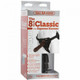 Vac-U-Lock Classic 8 inch Strap-On Supreme Dildo - Brown by Doc Johnson - Product SKU DJ107013