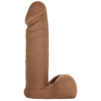 The Vac-U-Lock 8 Inch UltraSkyn Dildo - Brown Sex Toy For Sale