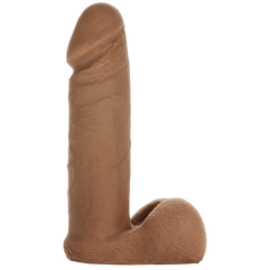 Vac-U-Lock 8 Inch UltraSkyn Dildo - Brown Sex Toys