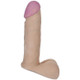 Vac-U-Lock 6 inch UltraSkyn Dildo - White by Doc Johnson - view 3