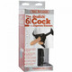 Vac-U-Lock Realistic 6 inch Strap On Supreme Dildo - Beige by Doc Johnson - Product SKU DJ107017