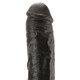 Vac-U-Lock 12 Inch Realistic Huge Dildo - Black by Doc Johnson - view 4