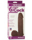 Vac-U-Lock 6 inch UltraSkyn Dildo - Black by Doc Johnson - view 2