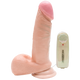 Vibrating Dildo Realistic Cock Beige 6 inch Adult Toy